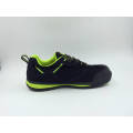 Green Mesh Suede Leather Sports Working Shoes (16077)